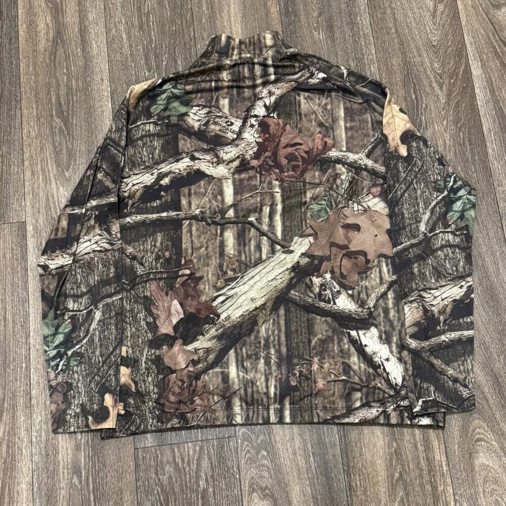Starter Camo Hunting Shirt Men's 3XL Mossy Oak Break Up Infinity Mock Neck